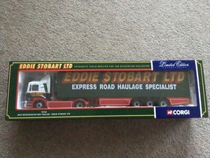 Corgi Modern Truck 75702 MAN F2000 REFRIGERATED BOX TRAILER EDDIE STOBART LTD - Picture 1 of 3