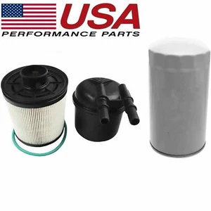 Diesel Fuel Filter & Oil Filter Kit FD4615 FL2051S for Ford Super Duty 6.7L V8 - Picture 1 of 10