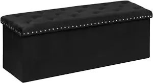 Storage Ottoman Bench, Folding Tufted Ottomans with Storage, Extra Large 140L To - Picture 1 of 8