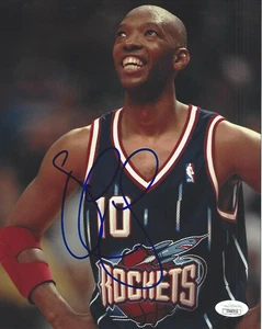 Sam Cassell Signed 8x10 Photo JSA COA Autograph NBA Houston Rockets Posed #1 - Picture 1 of 2