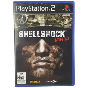 Vtg Playstation 2 SHELLSHOCK Nam 67 PS2 Sony Manual MA 15+ 2004 PAL 1 Player Vg - Foto 1 di 10