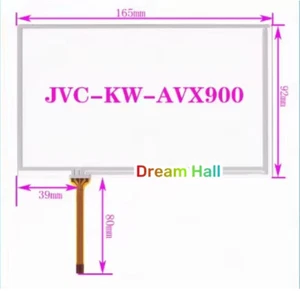 10PCS/LOT New 7" 165*92 7225 Touch Screen For Sunjet JVC-KW-AVX900 Sensor - Picture 1 of 4