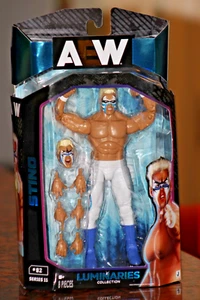 AEW UNMATCHED SERIES 11 LUMINARIES SURFER STING 82 JAZWARES ACTION FIGURE - Picture 1 of 5