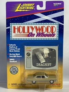 NEW Johny Lightening 1/64 Scale Hollywood Wheels Dragnet Bonus Showcard (1) - Picture 1 of 2