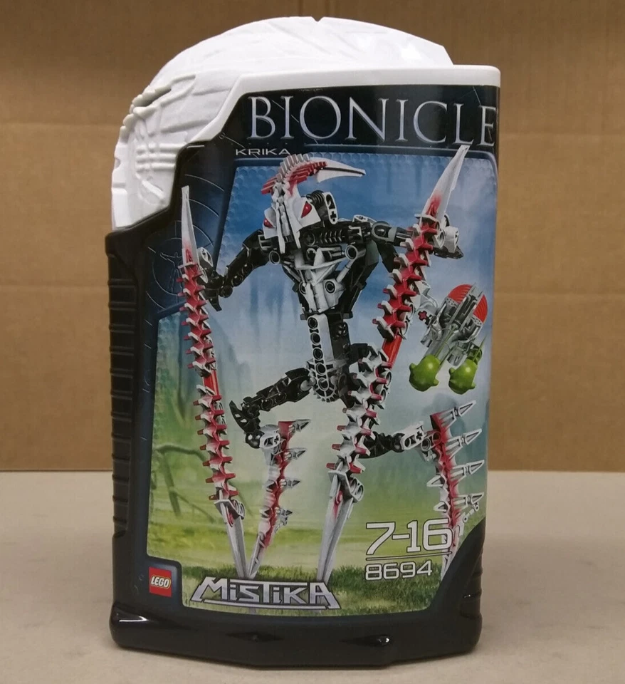 LEGO Bionicle 8694 Krika NEW! White Mistika Fangs Ghost Blaster - Image 1 of 4
