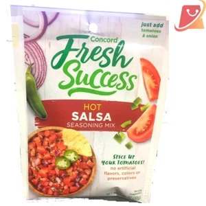 Salsa Mix Hot 1.06oz Pouches Pack of 18 Easy to Prepare Flavorful Homemade - Picture 1 of 3