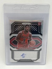 2020-21 Panini Prizm Patrick Williams Silver Rookie Penmanship RC Auto Bulls
