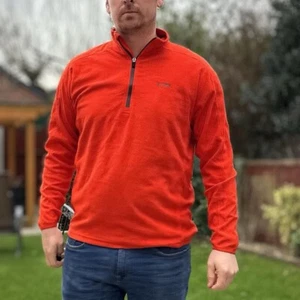 Champion Fleece Jacket Men's Size Large Collared Jacket Sweater Windbreaker - Picture 1 of 7