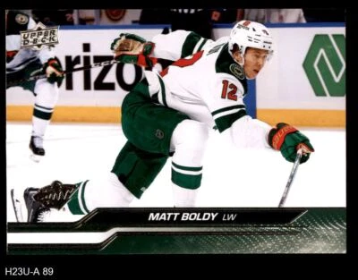 2023 Upper Deck #89 Matt Boldy Wild 8 - NM/MT - Image 1 of 2
