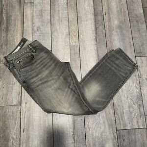 GAP Men's Skinny jeans 1969 Gray Black 2-tone patchwork pockets sz 33x30