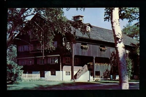 Scouting postcard Girl Scout House of Kohler Waelderhaus Wisconsin WI chrome - Picture 1 of 2