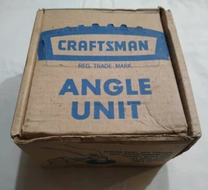 Sears Roebuck With Box Complete Craftsman Angle Unit Model No. 605.26290 - Picture 1 of 16