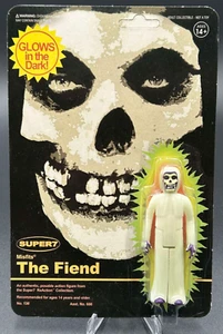 Super 7 ReAction MISFITS The Fiend Figure Glow in the Dark Remco Crimson Ghost - Picture 1 of 8