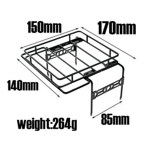 Roof Luggage Rack Luggage Rack Carrier For SCX10 90046 D90 RC Crawler Car - Picture 1 of 5