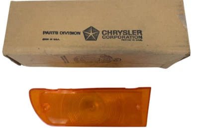 1969 Plymouth Fury Right Passenger Side Parking Light Lamp Lens 2932802 NOS - Image 1 of 4