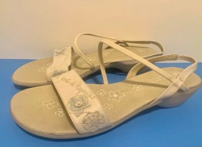 Sandalias Hispanitas para mujer con cordones blancas tacón de cuña 9 EUR 41 nuevas Foto 1 de 4