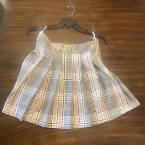 River Island Check Print Tennis Mini Skirt New Size 8 - Picture 1 of 9