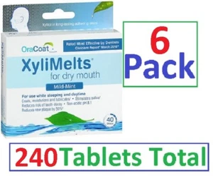 Xylimelts Trockenmundscheiben MILD NEUWERTIG 40ct (6er-Pack) 240 Laschen! Immer FRISCH! - Bild 1 von 1