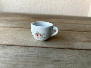 Sweet Princess White Porcelain Mini Tea Cup Dolgen - Picture 1 of 4