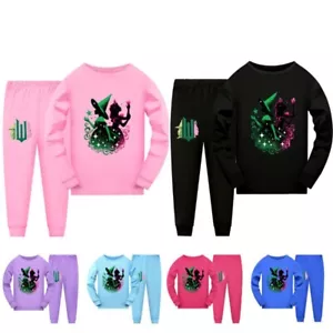 Kids Boys Girls Wicked Print Pyjamas Loungewear Nightwear Outfits Pjs Set 3-13Y - Picture 1 of 34