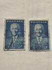 Timbres vintage Philippines Sergio Osmena années 70
