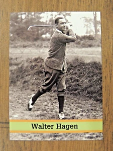 WALTER HAGEN 1993 UK FAX PAX BERÜHMTE GOLFER #33 GOLFLEGENDE - Bild 1 von 1