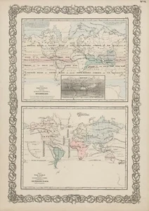 1855 Coltron Weltkarte... - Bild 1 von 1