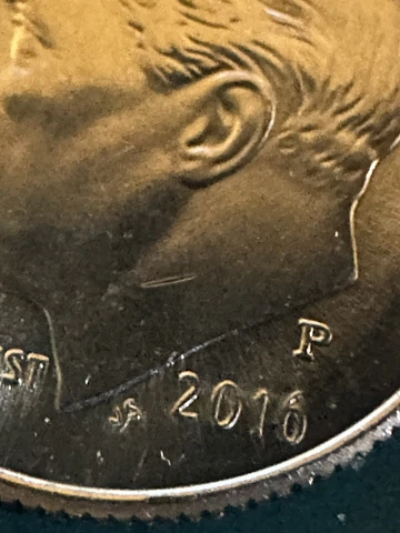 2016 P Dime rare look at Coin PLEASE LOOK AT ALL PICs DDO on P over S & Date Cover
