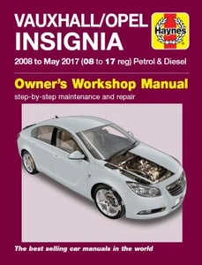 Vauxhall/Opel Insignia Petrol & Diesel (08-17) Haynes Repair Manual (Paperback) - Picture 1 of 11