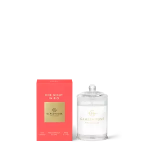One Night in Rio Passionfruit & Lime 60g Triple Scented Candle Glasshouse - Picture 1 of 3