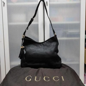 GUCCI Bolso de Hombro Cuero Negro - Imagen 1 de 13