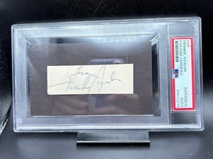 Frankie Avalon Firmado Corte Autógrafo PSA ADN Certificado Losa - Imagen 1 de 2