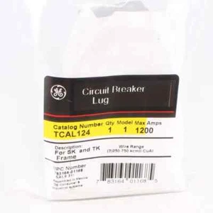 GE TCAL124 Lug 1 polig Klemmenschalter Formgehäuse Lug für SK800 Rahmen + Schraube - Bild 1 von 3