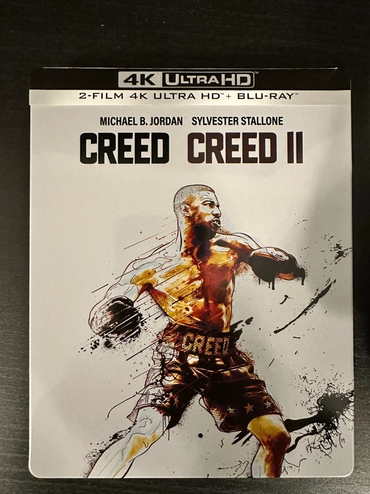 CREED 1 + CREED 2 - STEELBOOK (4K Ultra HD + Blu-Ray) (4K UHD Blu-ray) ITALIAN - Image 1 of 1