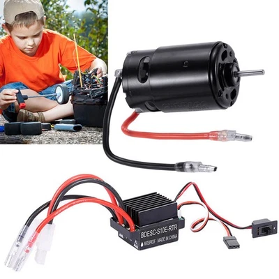 F550 Brushed Motor 12T + 320A Electric Speed Controller for 1/10 RC Car Truck - Image 1 of 4