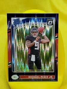 2024 Panini Donruss Optic Rated Rookie Purple Shock Michael Penix Jr. #279 RC - Picture 1 of 2