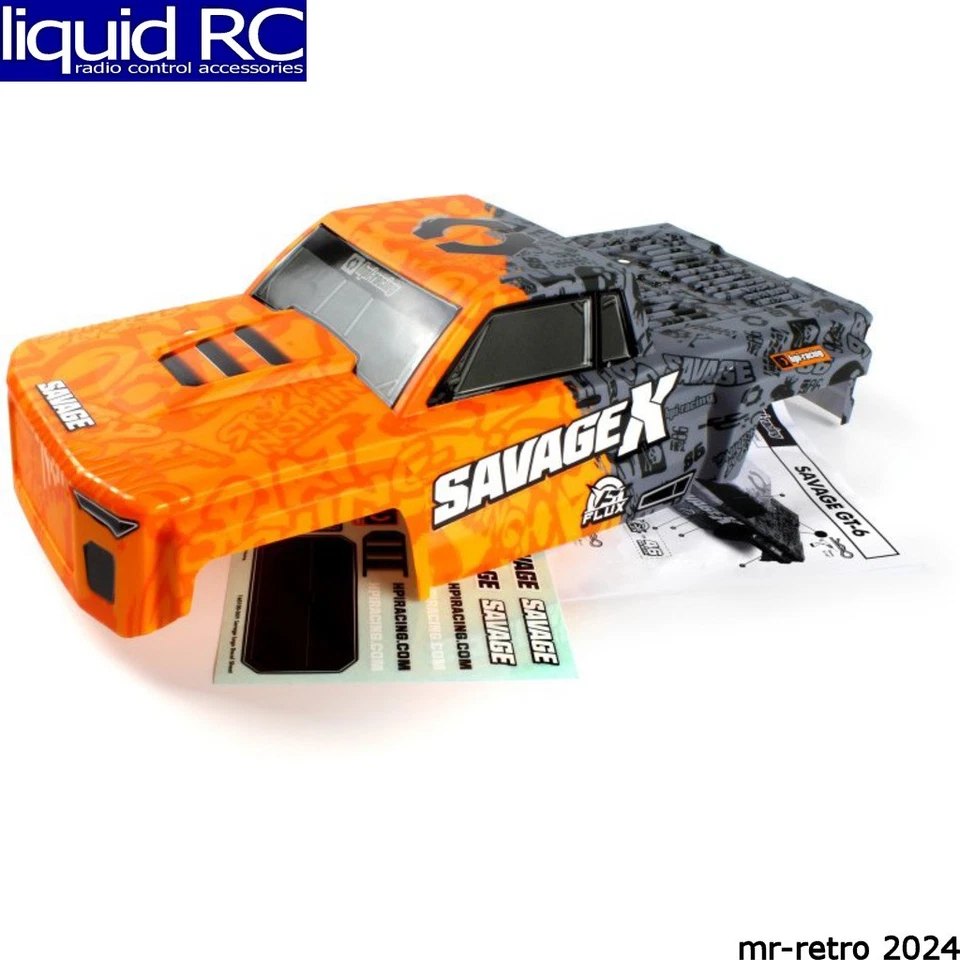 HPI 160105 Gt-6 Sportcab Painted Truck Body Orange/Grey - Image 1 of 1