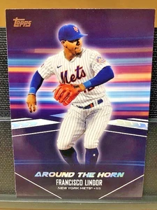 2024 Topps Serie Due - Intorno al Corno #ATH-17 Francisco Lindor Mets - Quasi Nuovo - Foto 1 di 12
