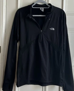 The North Face Men's Quarter Zip Chest Pocket Long Sleeve Pullover Size Large - Picture 1 of 7