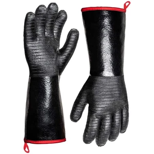 Nrnio BBQ Grillhandschuhe 932°F Hitze & Wasserdicht Ofenhandschuhe zum Kochen/Rauchen - Bild 1 von 11
