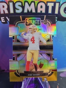 Select Prizm 2023 troquelado negro y dorado #90 Jake Moody - Imagen 1 de 2