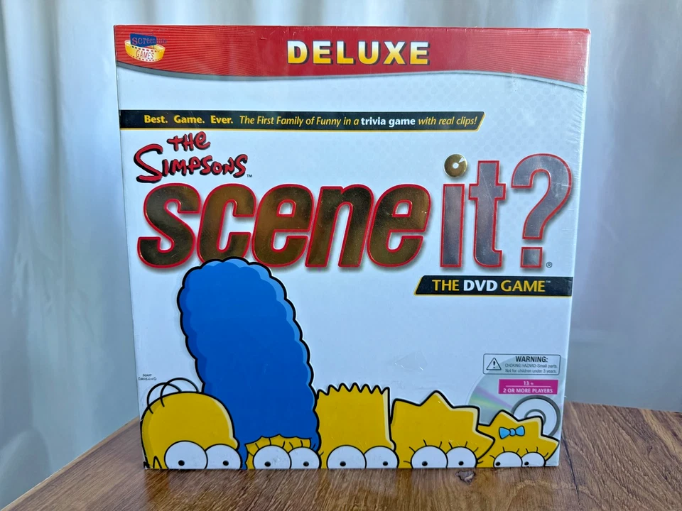 The Simpsons Scene It? Deluxe DVD Board Game Mattel 2009 Brand New Sealed - Image 1 of 4