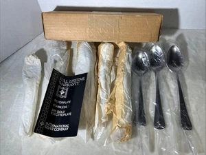 International Stainless Hampton Hall 50 Piece Service For 8 Silverware Flatware - Picture 1 of 12