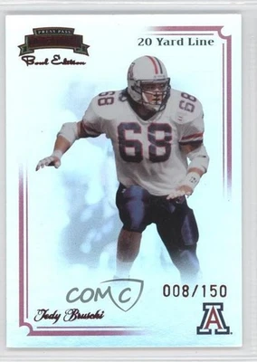 2008 Press Pass Legends Bowl Edition 20 Yard Line /150 Tedy Bruschi #2 - Image 1 of 2