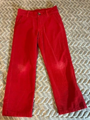 Pantalones Beaufort Bonnet Company Talla 5 Rojo Pana Cintura Ajustable Leer 2019 Foto 1 de 4