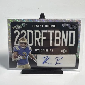 2022 Leaf Metal Draft Bound Prismatic Black Auto /10 KYLE PHILIPS Rookie Card NM - Picture 1 of 8
