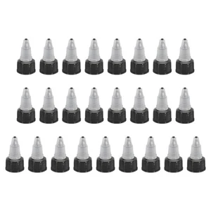 25er Pack Twist Kronkorken 18/410 Squeeze Kronkorken Ersatzkappen Schwarz - Bild 1 von 6