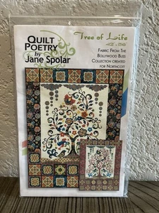 “ Tree Of Life “ Quilting Pattern Quilt Poetry by Jane Spolar For 42 X 56 NEW - Picture 1 of 5