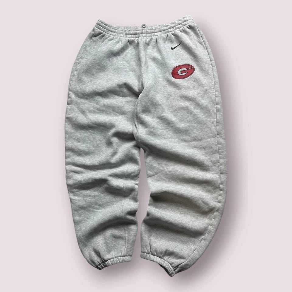 Vintage Men’s Nike Georgia Bulldogs College Sweatpants 90s Grey Sz XL Cotton - Image 1 of 4