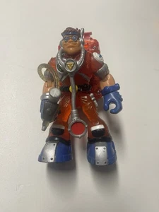 2001 MATTEL RESCUE HEROES VOICE TECH VIDEO MISSION MATT MEDIC 77465 + BACK PACK - Picture 1 of 4